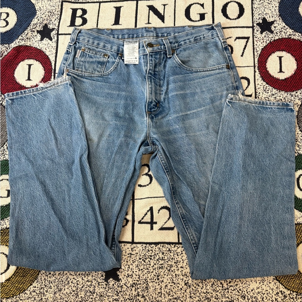 Carhartt Blue Jeans Size 34x34